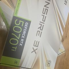 NEW Rtx5070 ti msi inspire 3x brand new ddr7 16gb