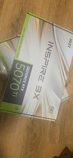NEW Rtx5070 ti msi inspire 3x brand new ddr7 16gb