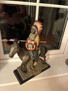 Native American/ Indian Statue.