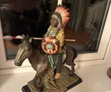 Native American/ Indian Statue.