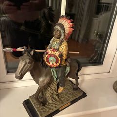 Native American/ Indian Statue.