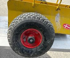Heavy duty material trolley