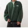 COLLUSION half zip borg fleece Image 2