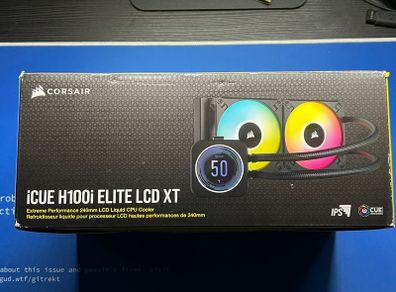 Corsair iCUE H100i Elite LCD XT (240mm)