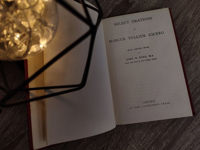 Select Orations of Marcus Tullius Cicero ! Hardcover ! 1946 ! by Oxford at the Clarendon Press !