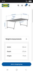 Ikea Shoe Rack Grejig pair