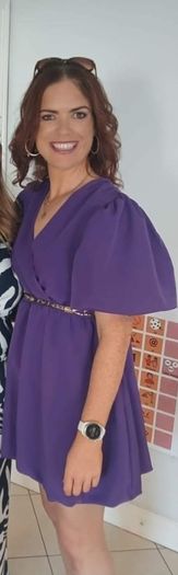 Carraig Donn Purple Bubble dress