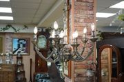 Art Deco Chandelier with Gothic / Medieval Influence
