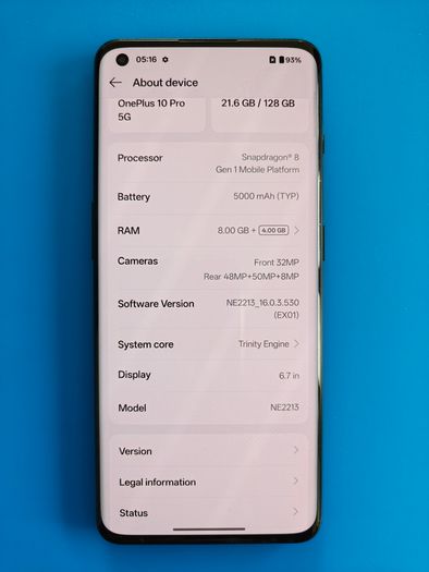 One Plus 10 Pro 5G 128gb
