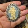 Unique Item: Vintage St Christopher Cameo Brooch Image 2