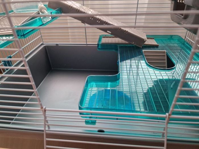 hamster cage and playground cage