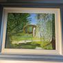 Original Impressionist Garden Landscape Painting  Signed  M Murphy Image 2