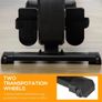 Magnetic Rowing Machine Rower with LCD Digital Monitor & Wheels Image 6