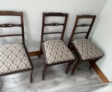 Antique dinner room chairs
