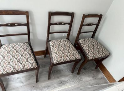 Antique dinner room chairs