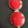 Coral silver bracelet Image 3