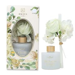 NEW Reed Diffuser 100ml Sences White Tea & Neroli With Faux Flower