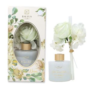 NEW Reed Diffuser 100ml Sences White Tea & Neroli With Faux Flower