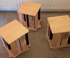 3 x Revolving CD Holders