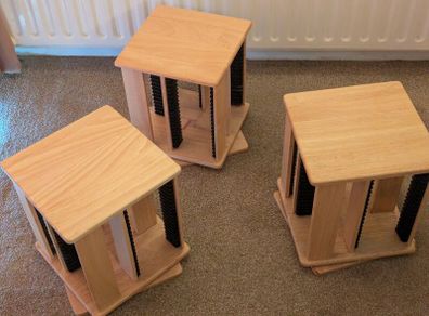 3 x Revolving CD Holders