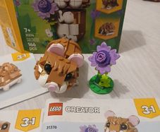 LEGO Creator 3-in-1 Cute Hamster with a Flower (31376)