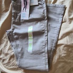 Women's Ultra Soft Super Skinny Grey Jeans - Size 12