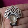 Art Nouveau silver pendant Image 3