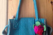 Erin Felt Wool Hand Bag NEW