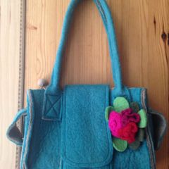 Erin Felt Wool Hand Bag NEW