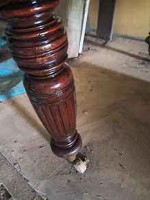 large antique mahogany table