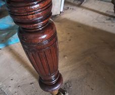 large antique mahogany table