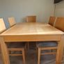 Extending kitchen table and six chairs Image 5