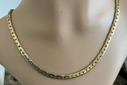 Gold tone necklace