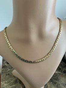 Gold tone necklace