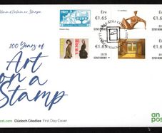 2025 Ireland Art On A Stamp Definitive (Third) Series  SOAR (Stamp on a roll) Stamp An Post First Day Cover (FDC)