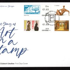 2025 Ireland Art On A Stamp Definitive (Third) Series  SOAR (Stamp on a roll) Stamp An Post First Day Cover (FDC)