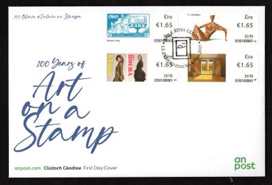 2025 Ireland Art On A Stamp Definitive (Third) Series  SOAR (Stamp on a roll) Stamp An Post First Day Cover (FDC)