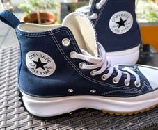 Converse Run Star Hike High Top Navy Blue Size UK 7.5