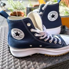 Converse Run Star Hike High Top Navy Blue Size UK 7.5
