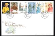 2001 Isle of Man Queen's Golden Jubilee The Daily Life of The Queen An Artist Diary Commemorative Stamps First Day Cover (FDC)