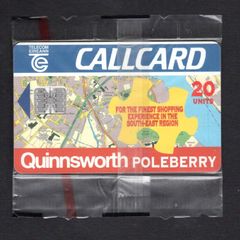 1995 Ireland 20 unit New Quinnsworth supermarket in Poleberry, Co Waterford (Schlumberger SC7) Call Card Mint in packaging.