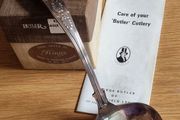 Vintage Butler Sheffield EPNS Kings Sauce Ladle