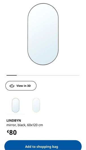 new IKEA Large Mirror 120x60cm