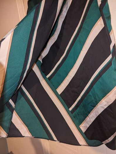 Perfect for Summer. Stunning wrap effect multi colour midi skirt