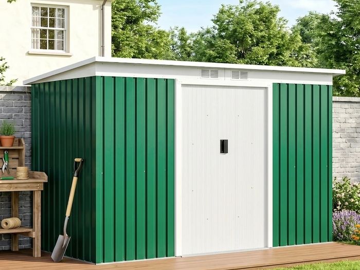 Brand New  9ft x 4ft Garden tool Shed . Available in two colors