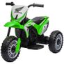 6V Kids Motorbike, Three-Wheel Kids Electric Bike with Horn, Startup Sound for Ages 18-36 Months Green Image 2