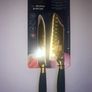 Kitchen Knife set 2 pcs satin gold 12 cm brand new Image 2
