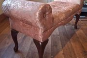 very old small type sofa