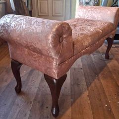 very old small type sofa