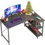 L Shaped Desk Small Corner Desk with Shelves 120CM Reversible Computer Desk Writing Table with Bookshelf for Home Office Small Space LOTS OF COLOURS AVAILABLE, SEE PHOTOS (FREE POSTAGE) Image 6